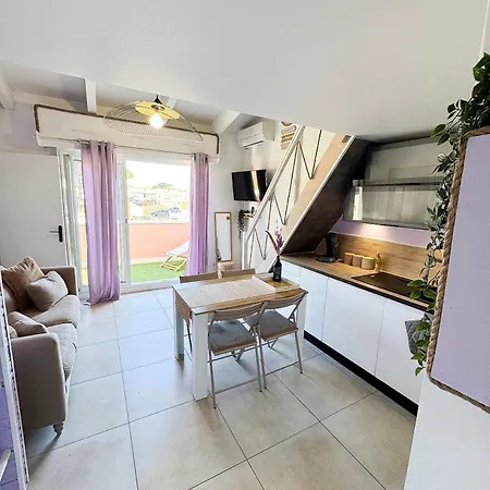 Lilas Clim Balcon Piscine Parking Prive Agde