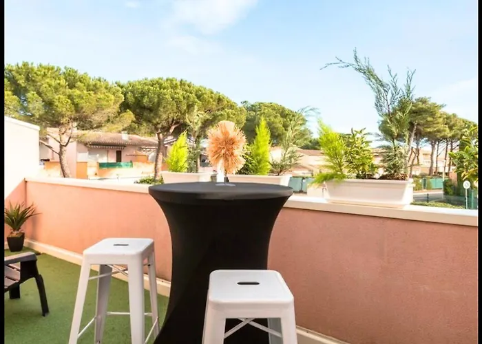Lilas Clim Balcon Piscine Parking Prive Apartment Agde